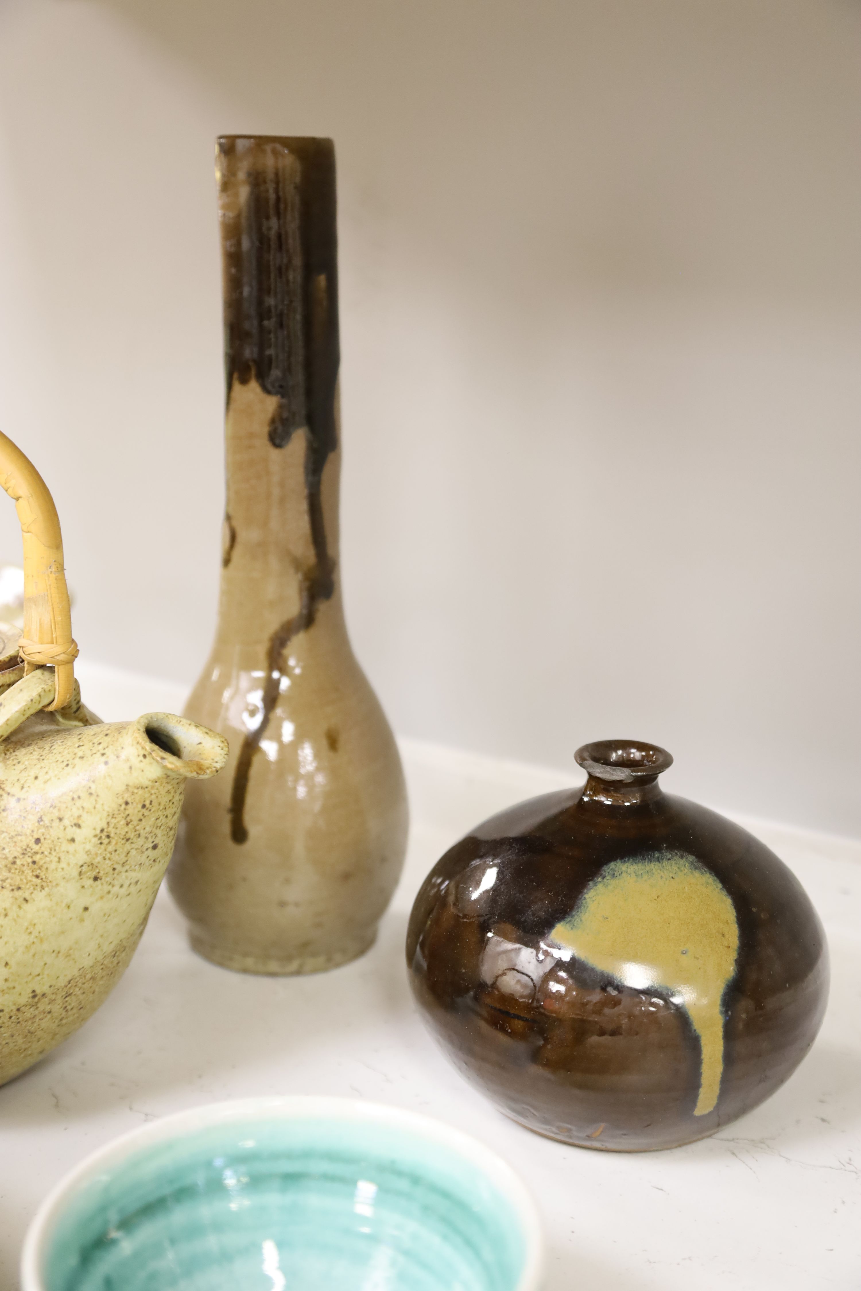A group of mixed Studio pottery